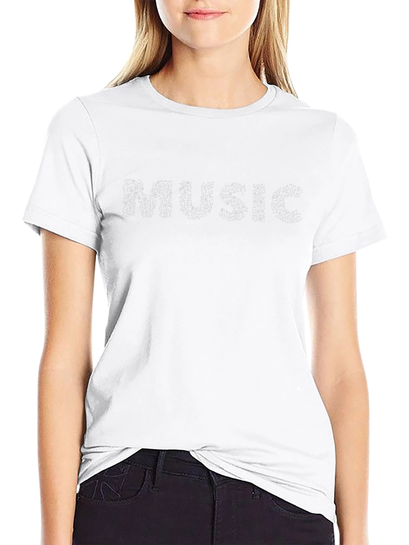 Music Notes T-Shirt - Stylish Graphic Tee