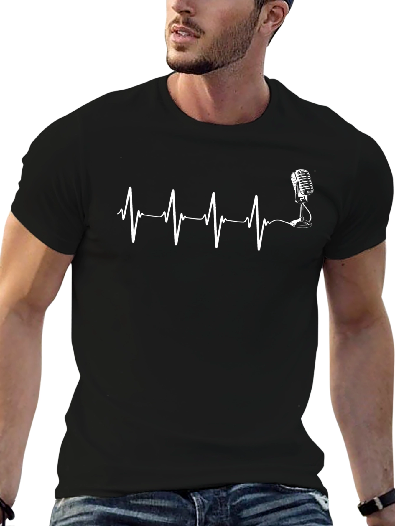 Music Heartbeat Graphic Tee