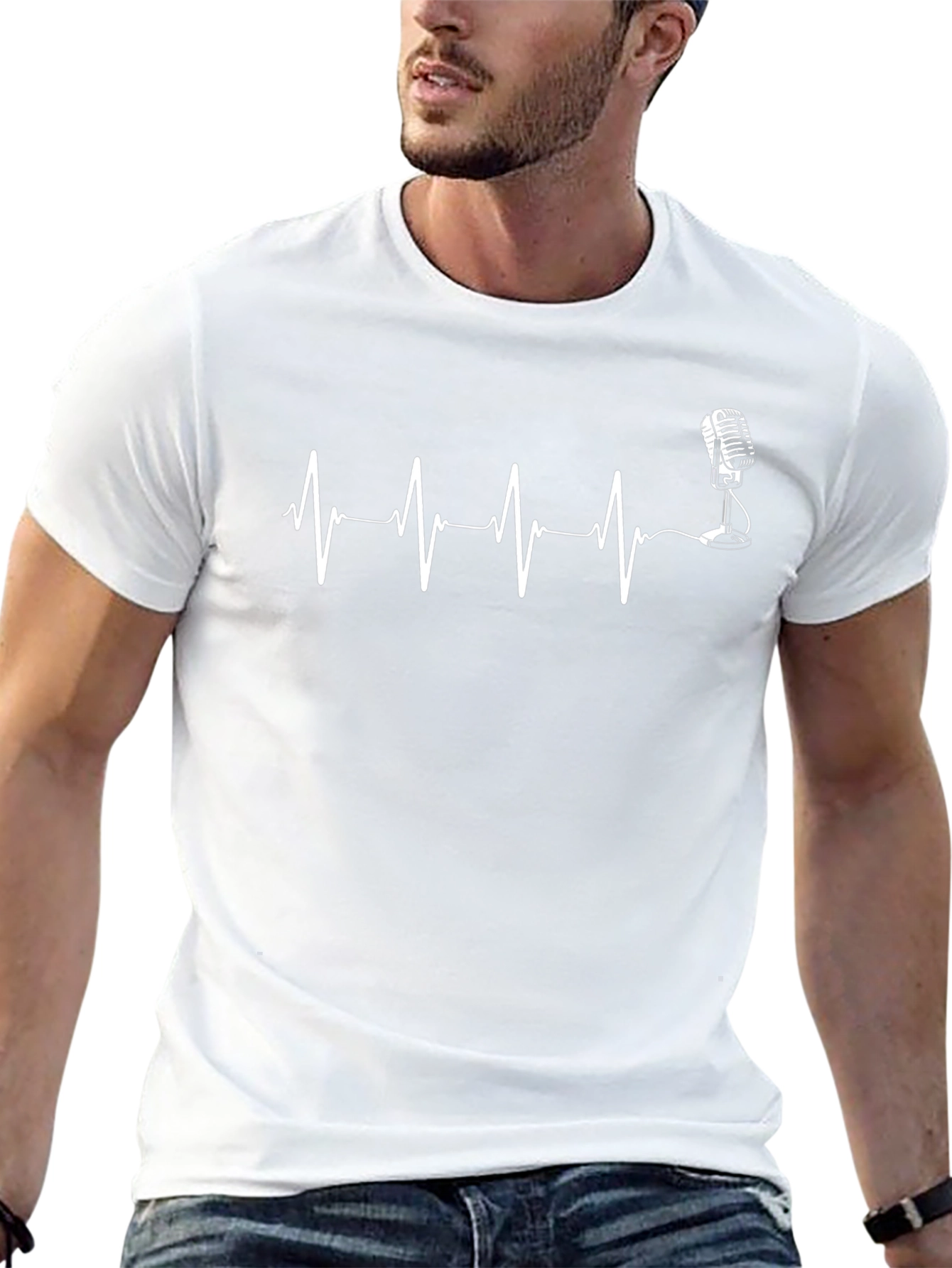 Music Heartbeat Graphic Tee