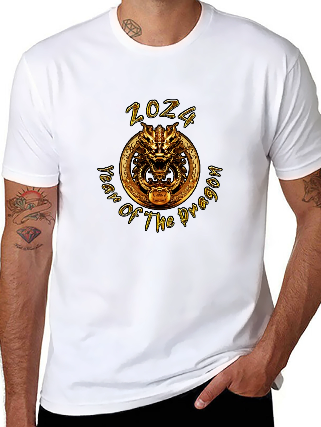 2024 Year of the Dragon Graphic T-Shirt