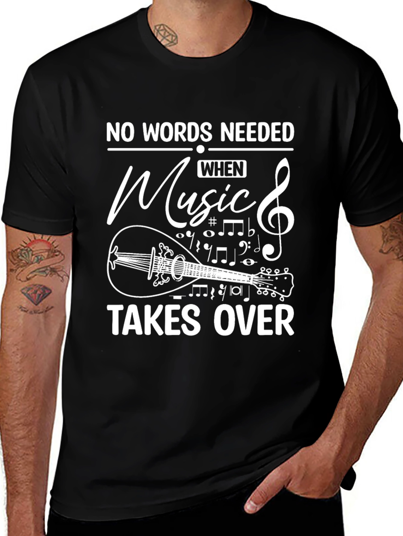 Music Lover T-Shirt - No Words Needed