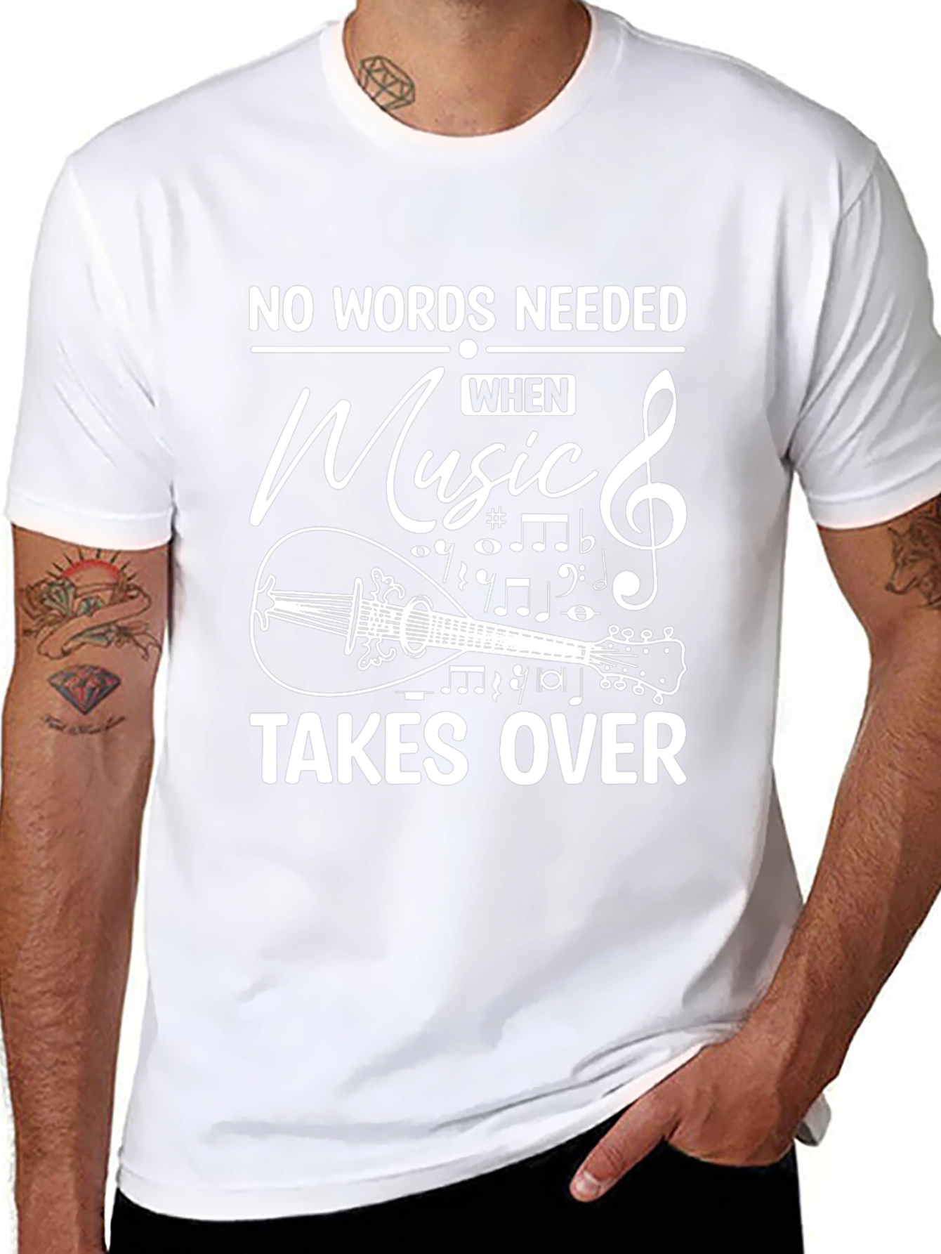 Music Lover T-Shirt - No Words Needed