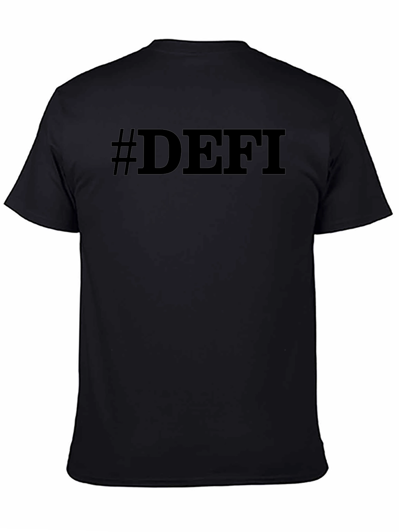 #DEFI Black T-Shirt - Crypto Currency
