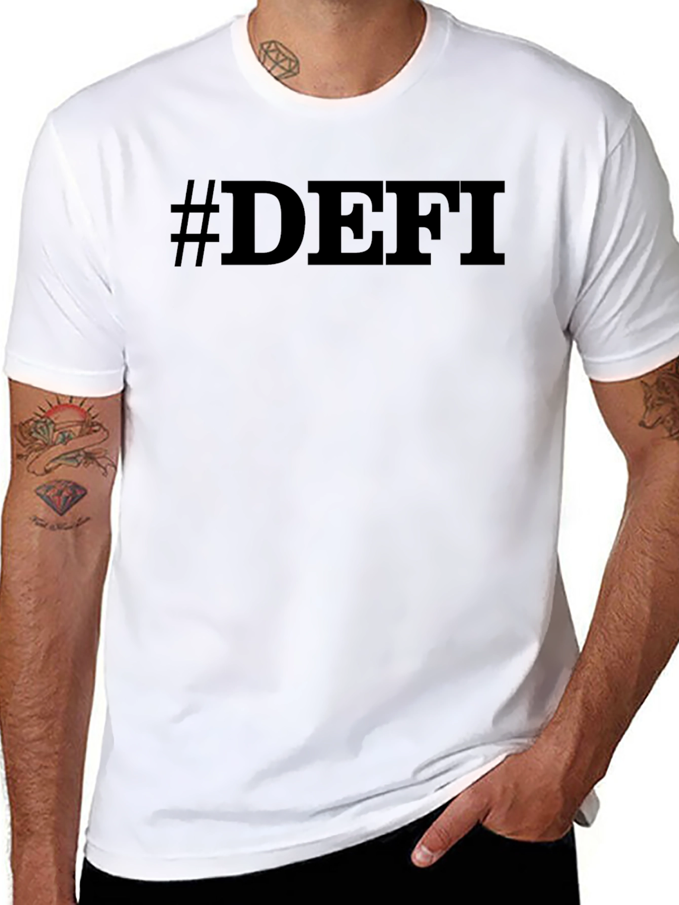 #DEFI Black T-Shirt - Crypto Currency