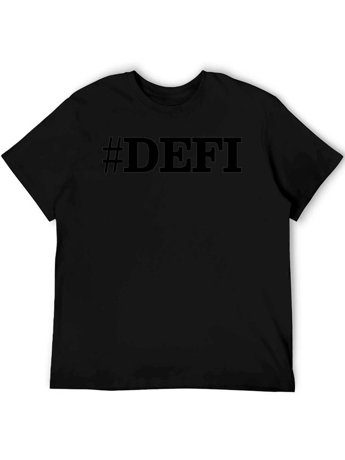 #DEFI Black T-Shirt - Crypto Currency