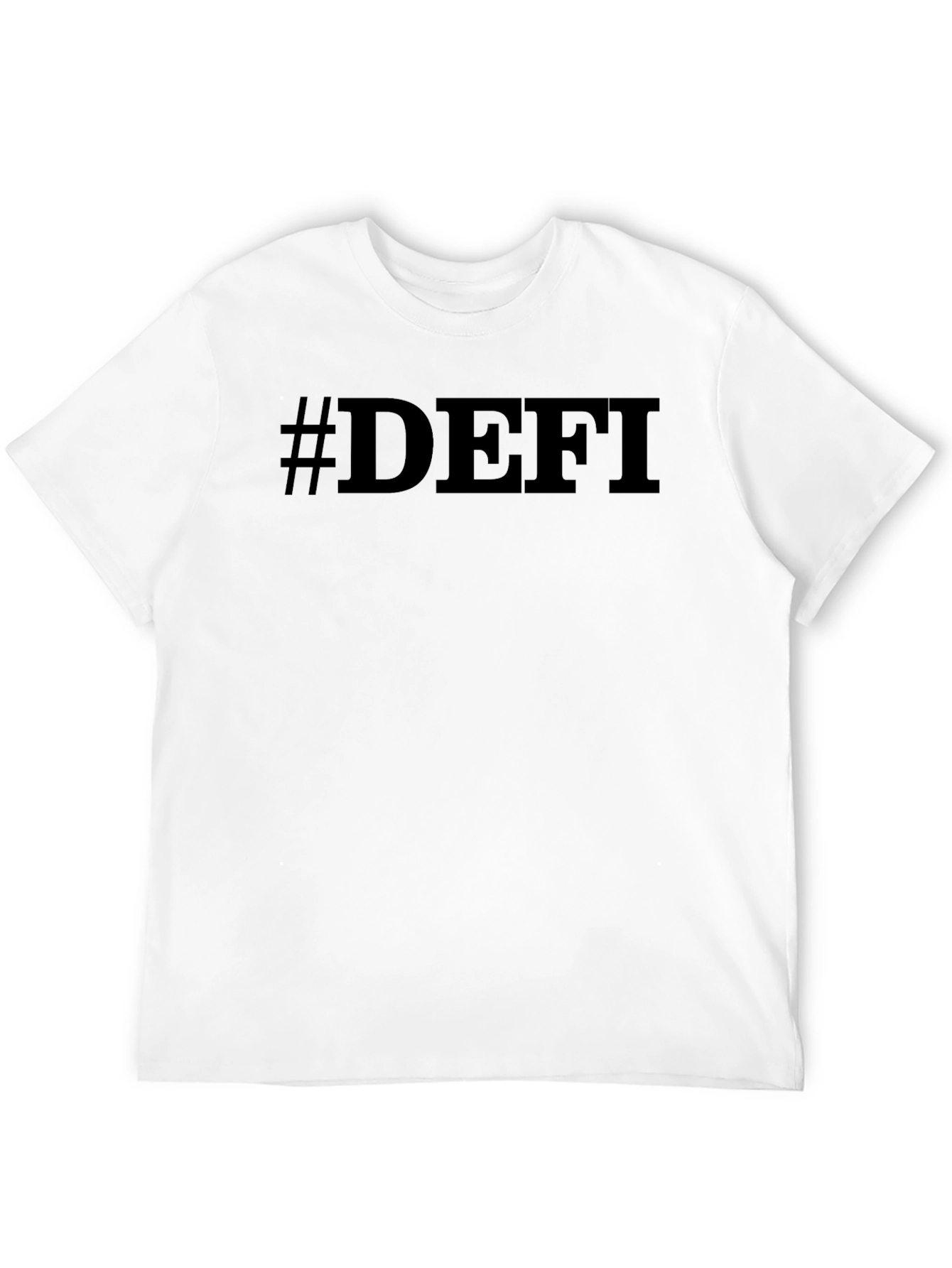 #DEFI Black T-Shirt - Crypto Currency