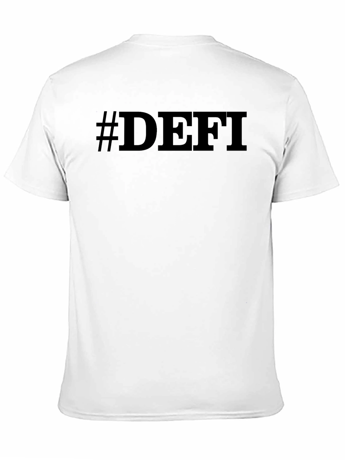 #DEFI Black T-Shirt - Crypto Currency