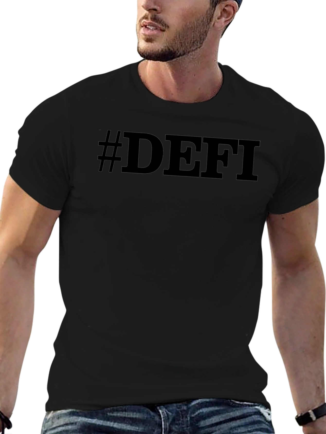 #DEFI Black T-Shirt - Crypto Currency