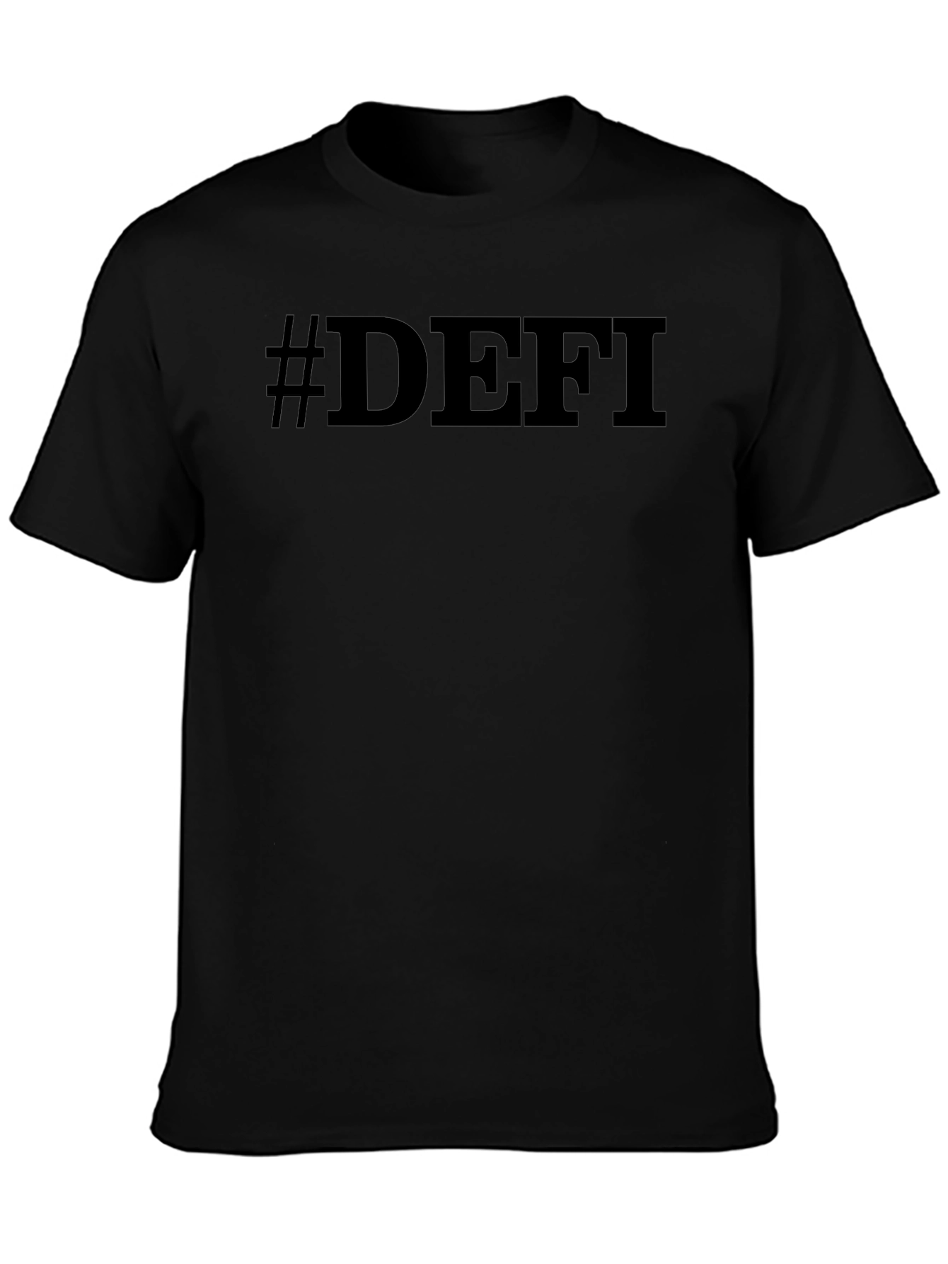 #DEFI Black T-Shirt - Crypto Currency