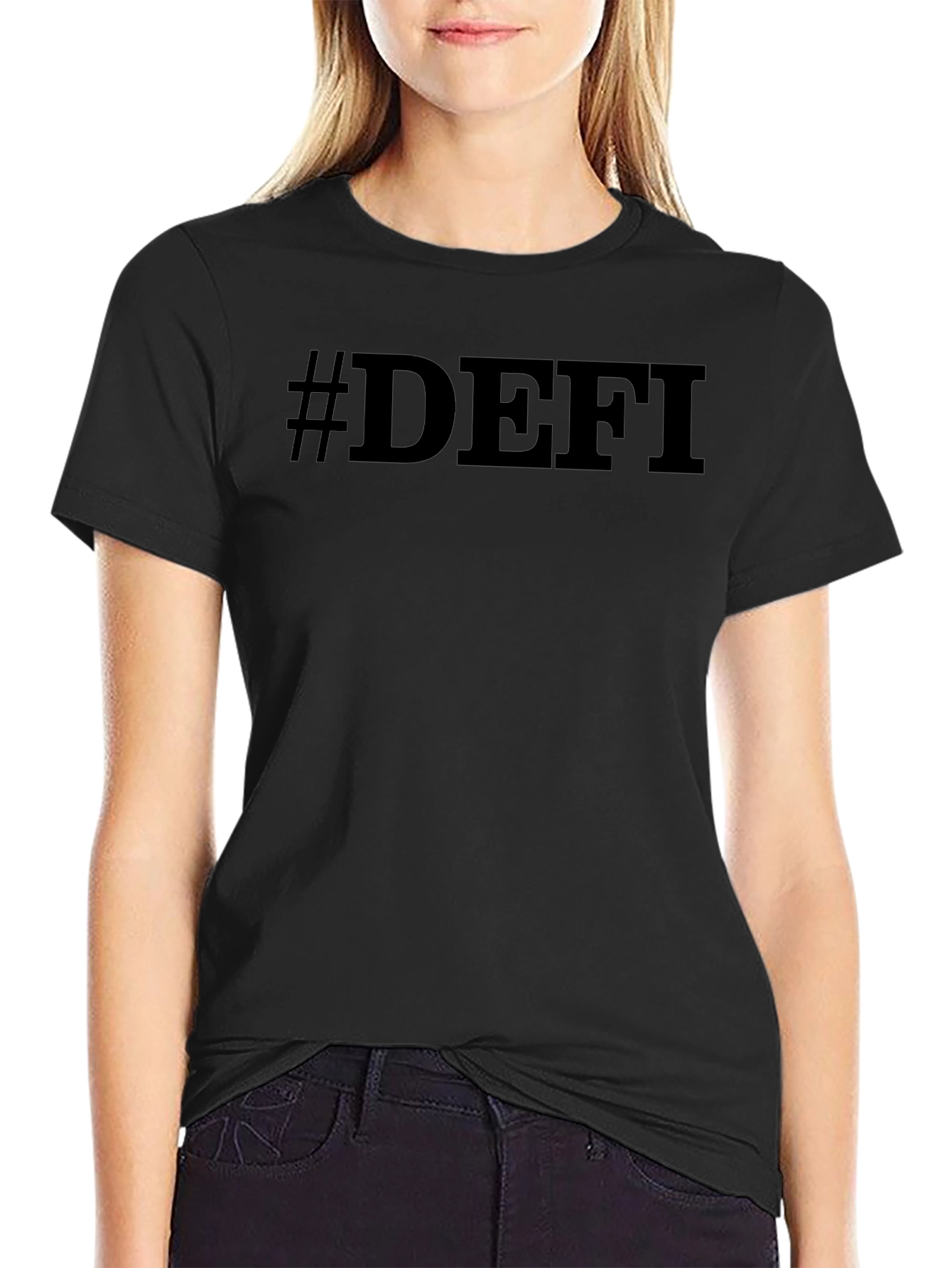 #DEFI Black T-Shirt - Crypto Currency