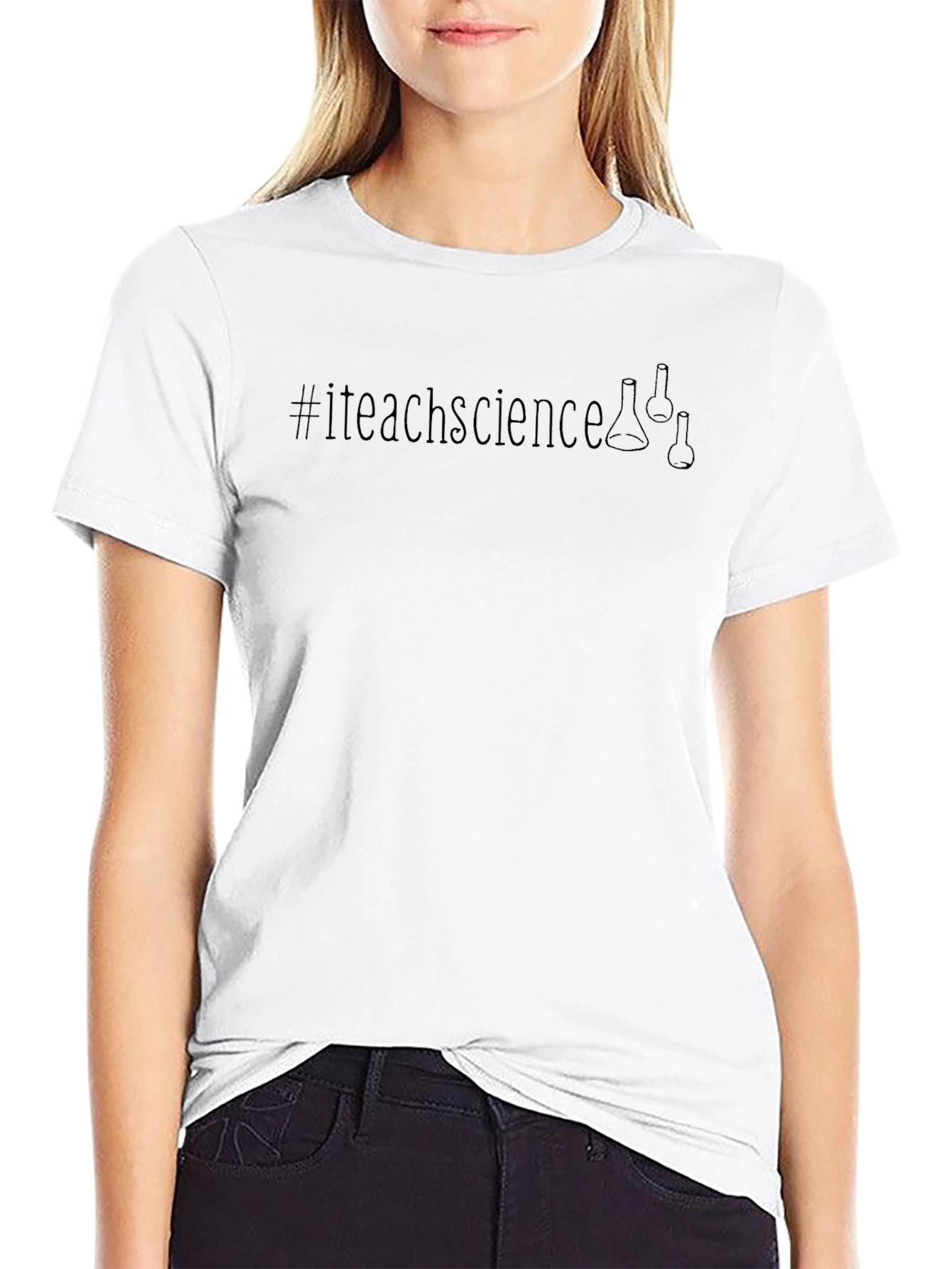 #iteachscience Graphic Tee - Science Teacher T-Shirt