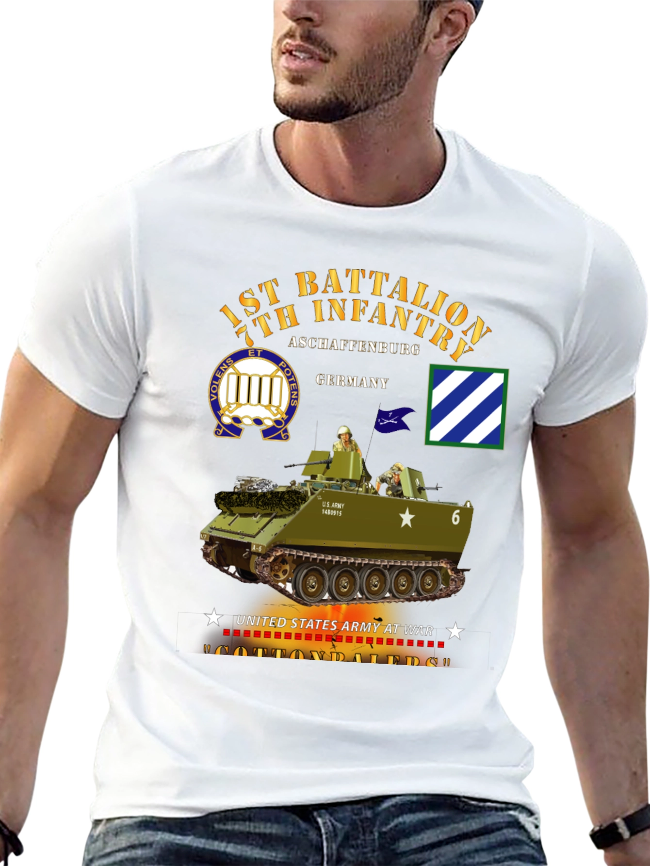 1st Battalion 7th Infantry T-Shirt