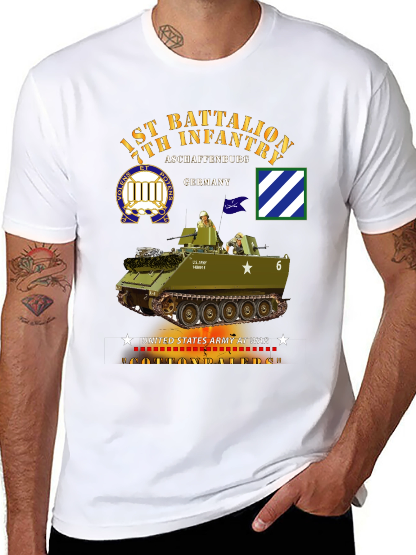 1st Battalion 7th Infantry T-Shirt