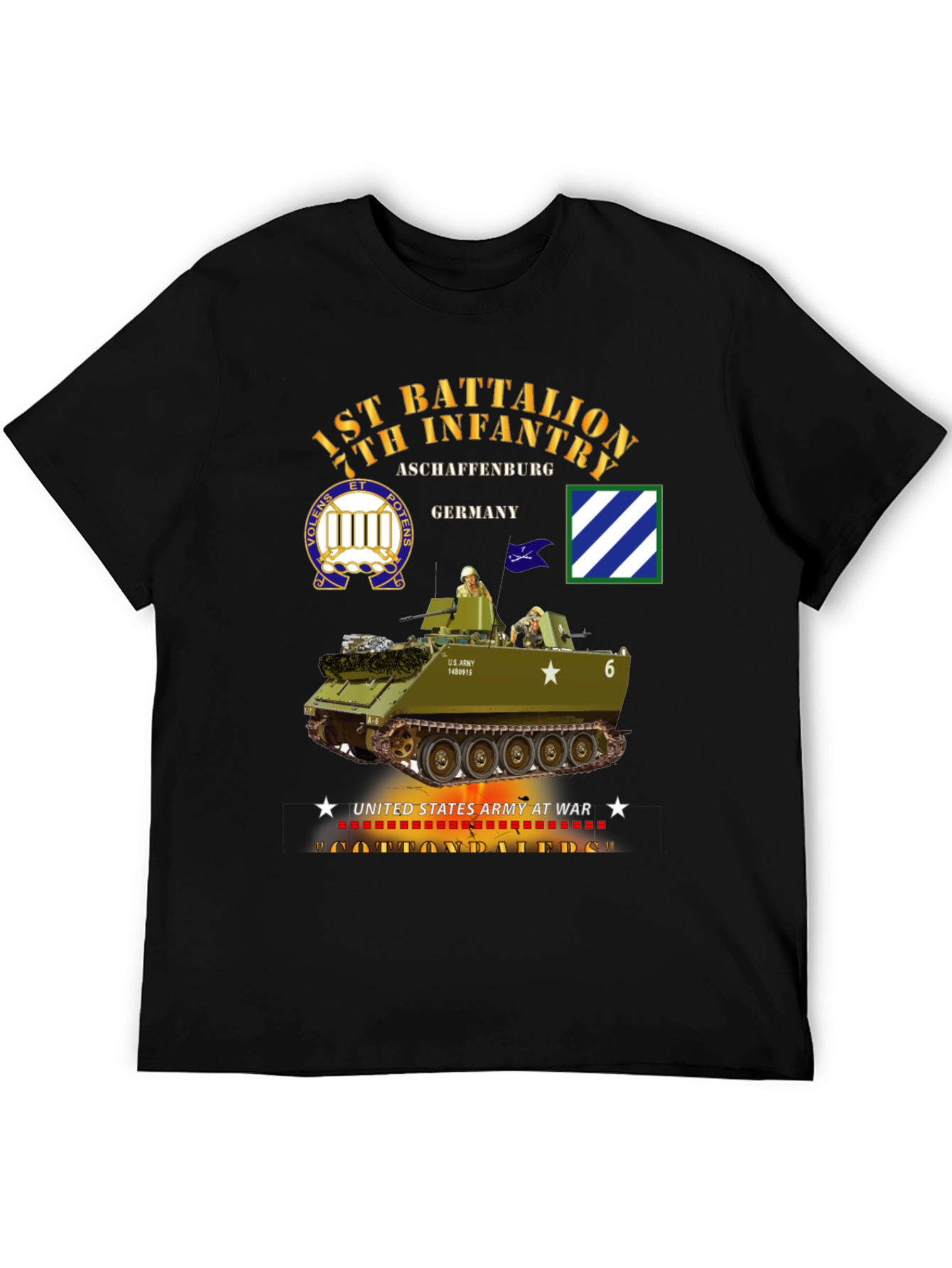 1st Battalion 7th Infantry T-Shirt