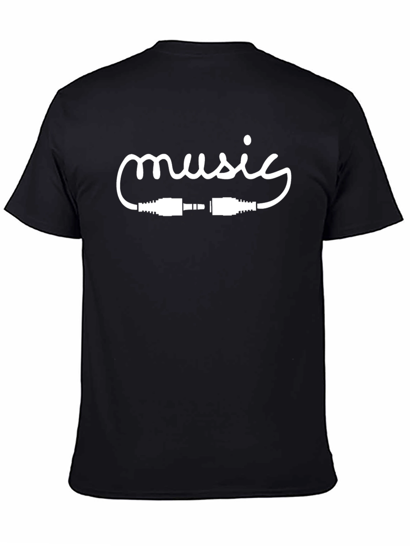 Music Connector Graphic T-Shirt - Black