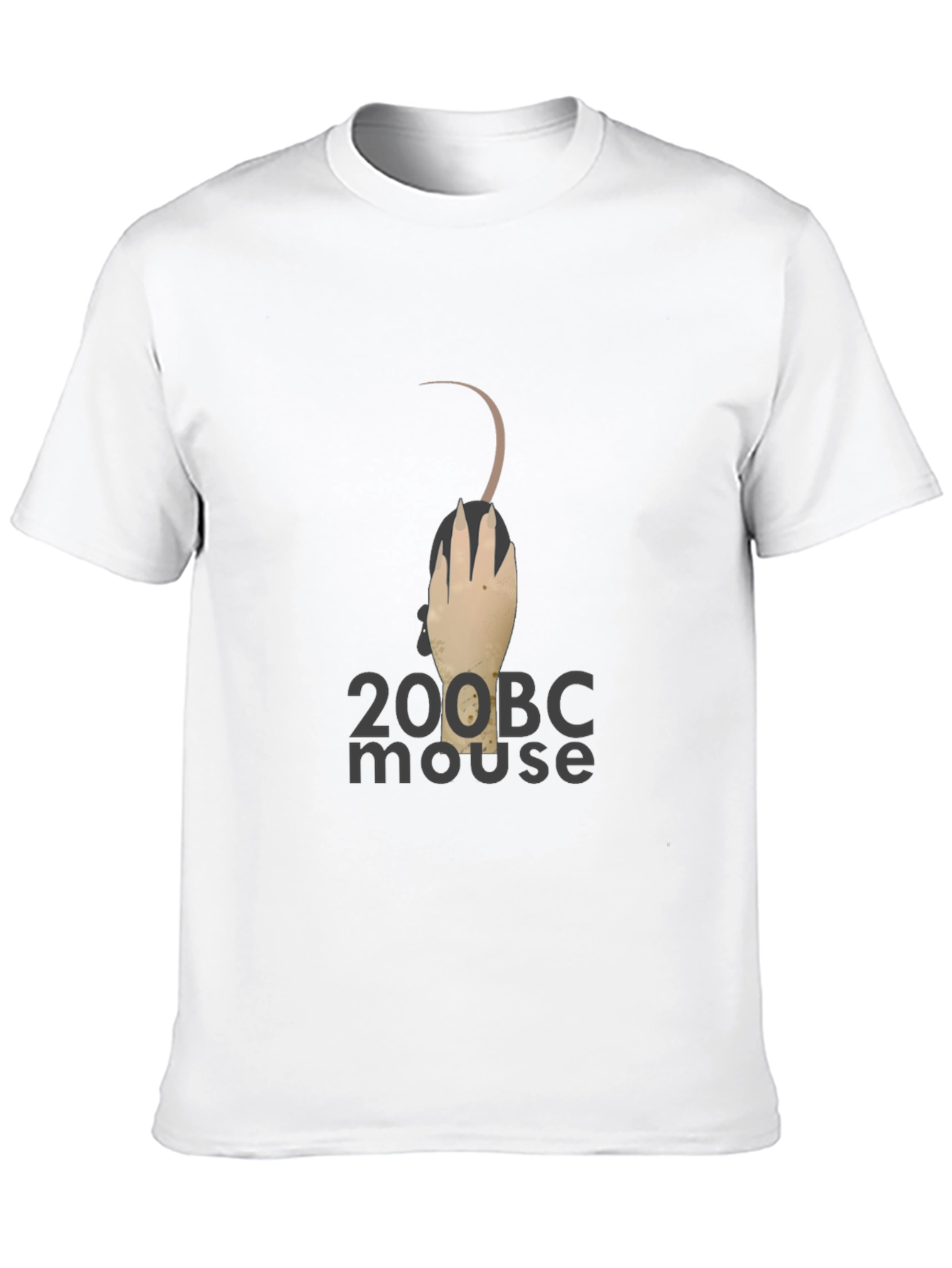 200 BC Mouse Graphic Tee - Unique Design