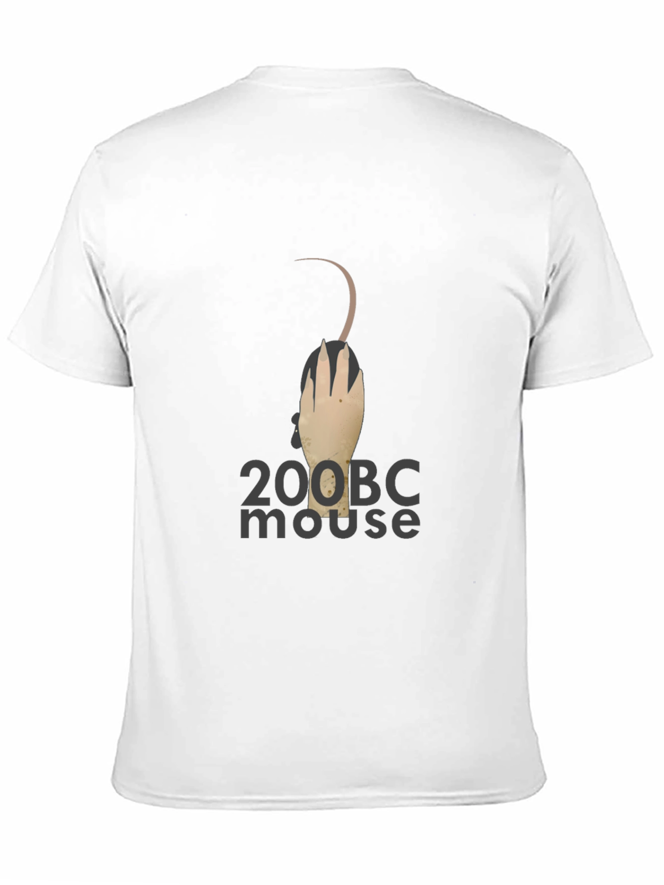 200 BC Mouse Graphic Tee - Unique Design