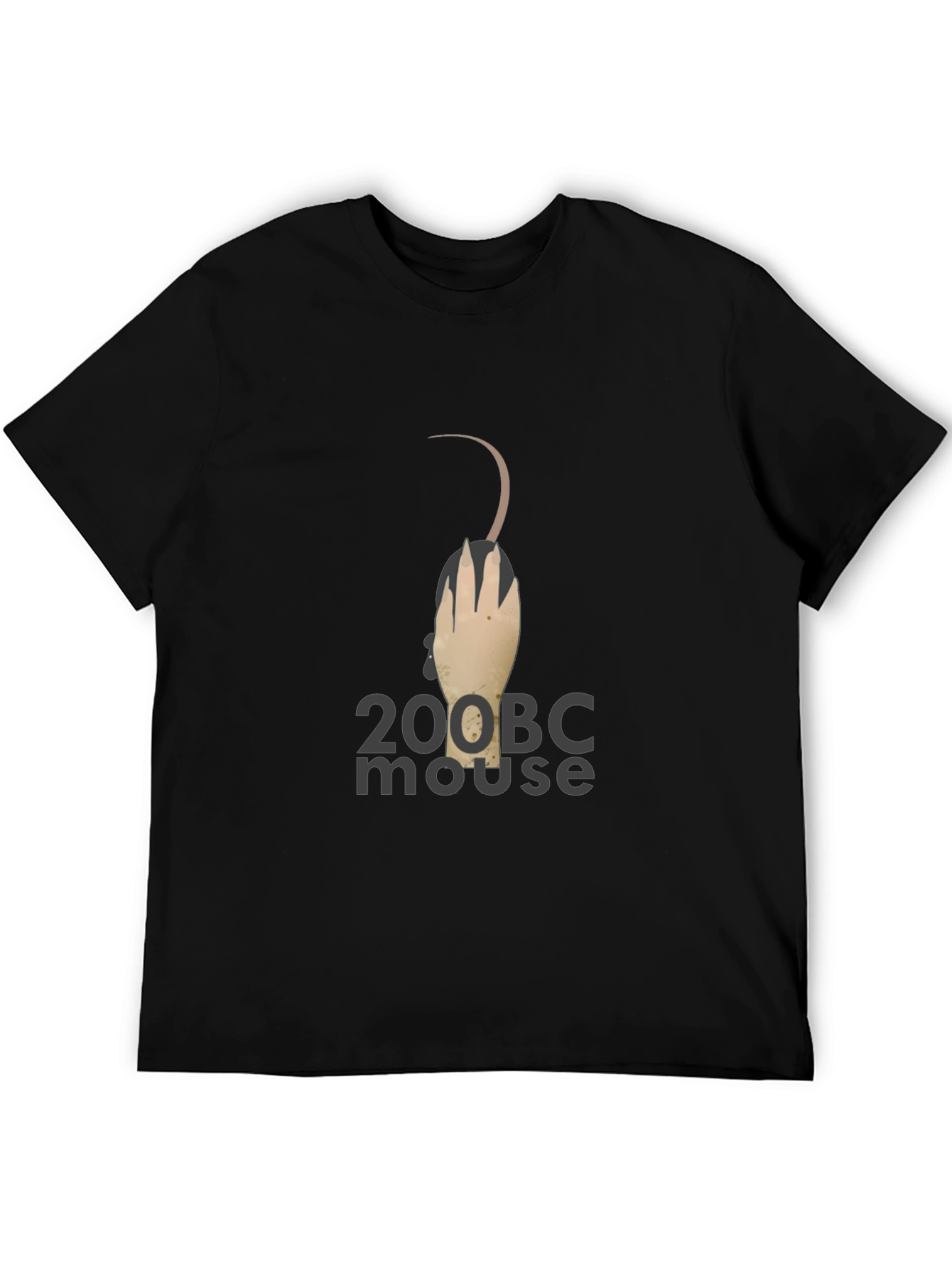 200 BC Mouse Graphic Tee - Unique Design