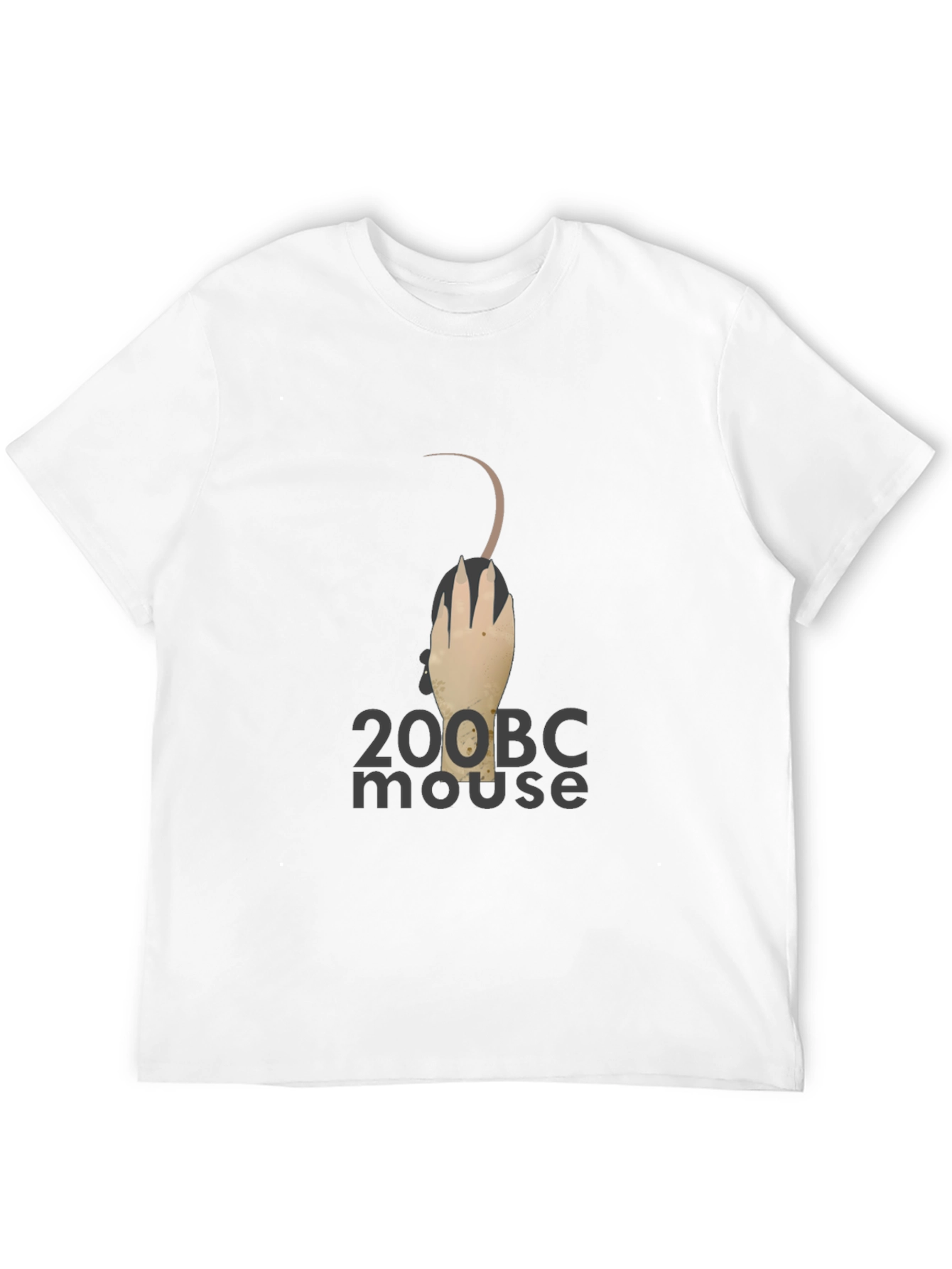 200 BC Mouse Graphic Tee - Unique Design