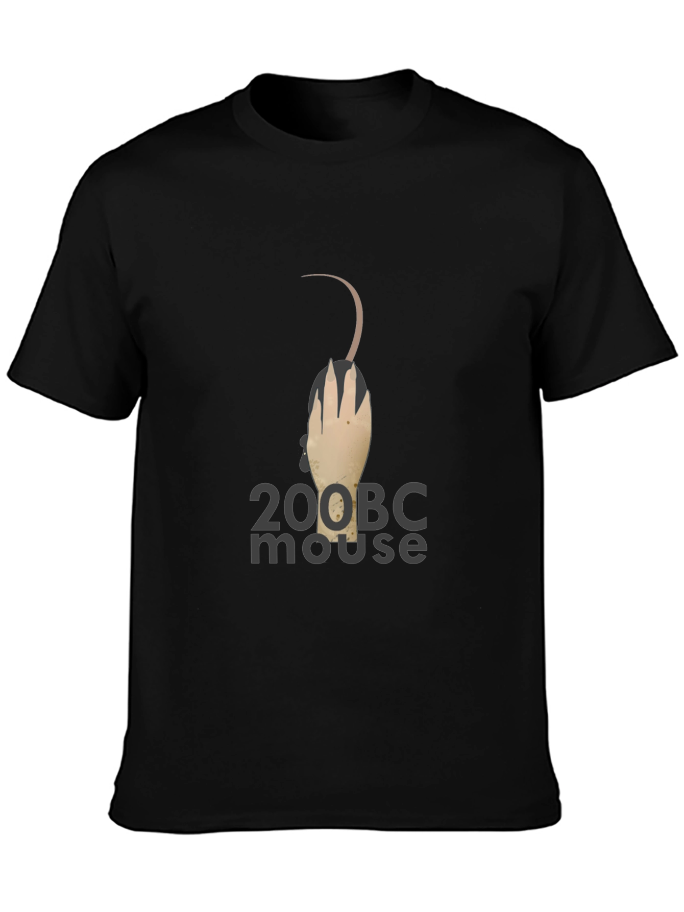 200 BC Mouse Graphic Tee - Unique Design