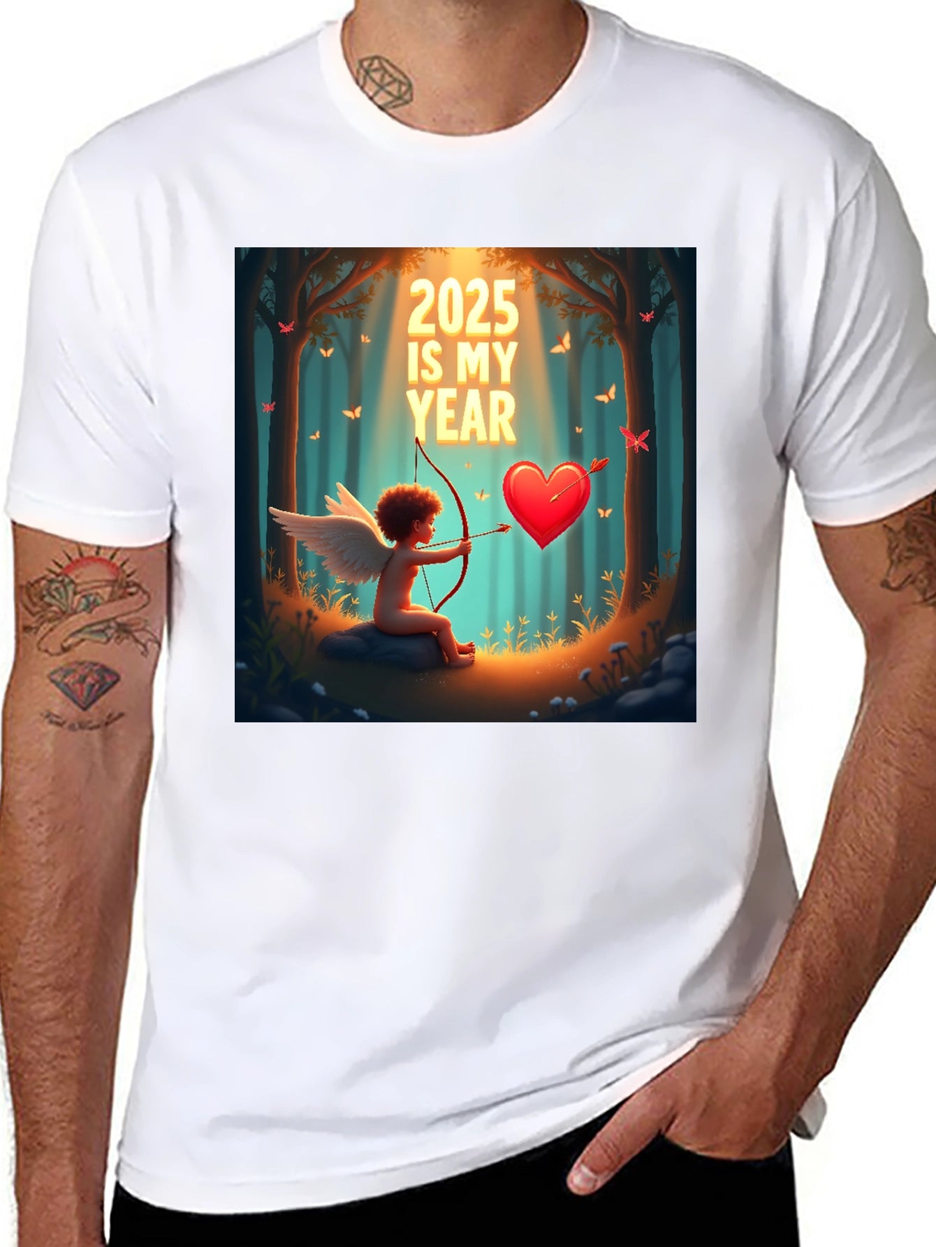2025 Cupid T-Shirt: Valentines Year Tee