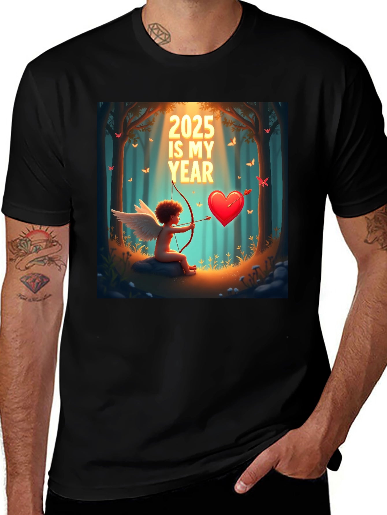 2025 Cupid T-Shirt: Valentines Year Tee