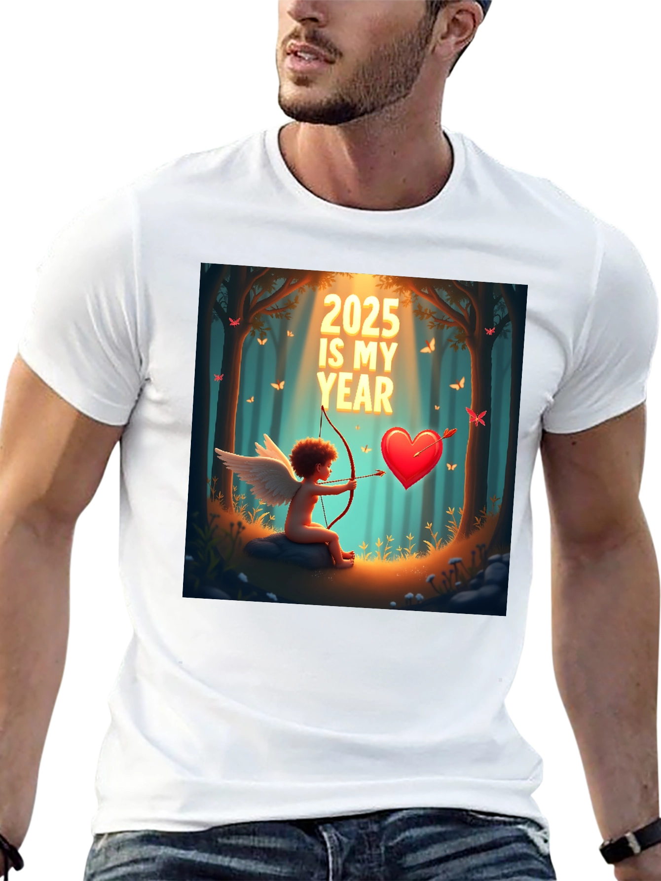 2025 Cupid T-Shirt: Valentines Year Tee