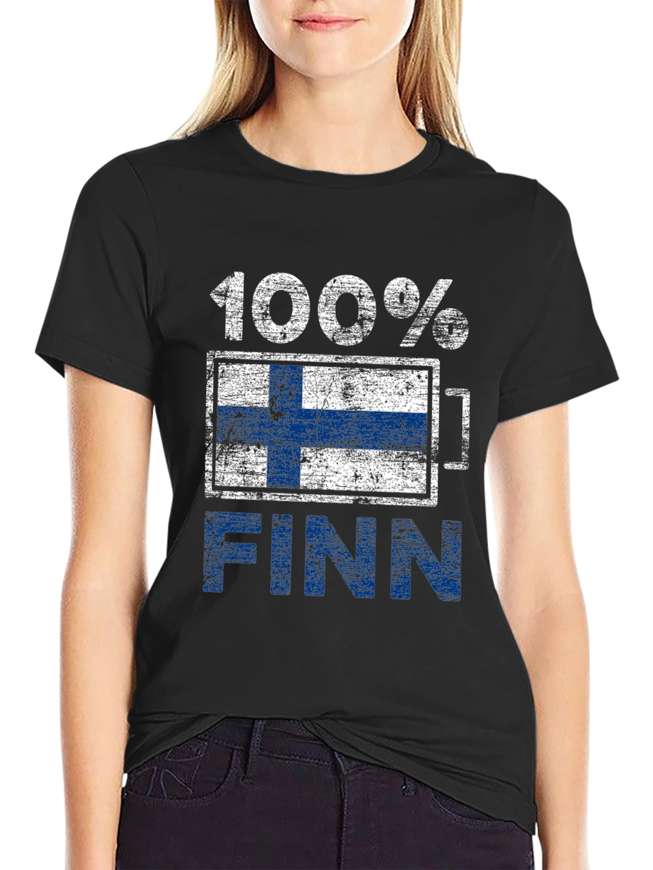 100% Finn T-Shirt Finland Flag