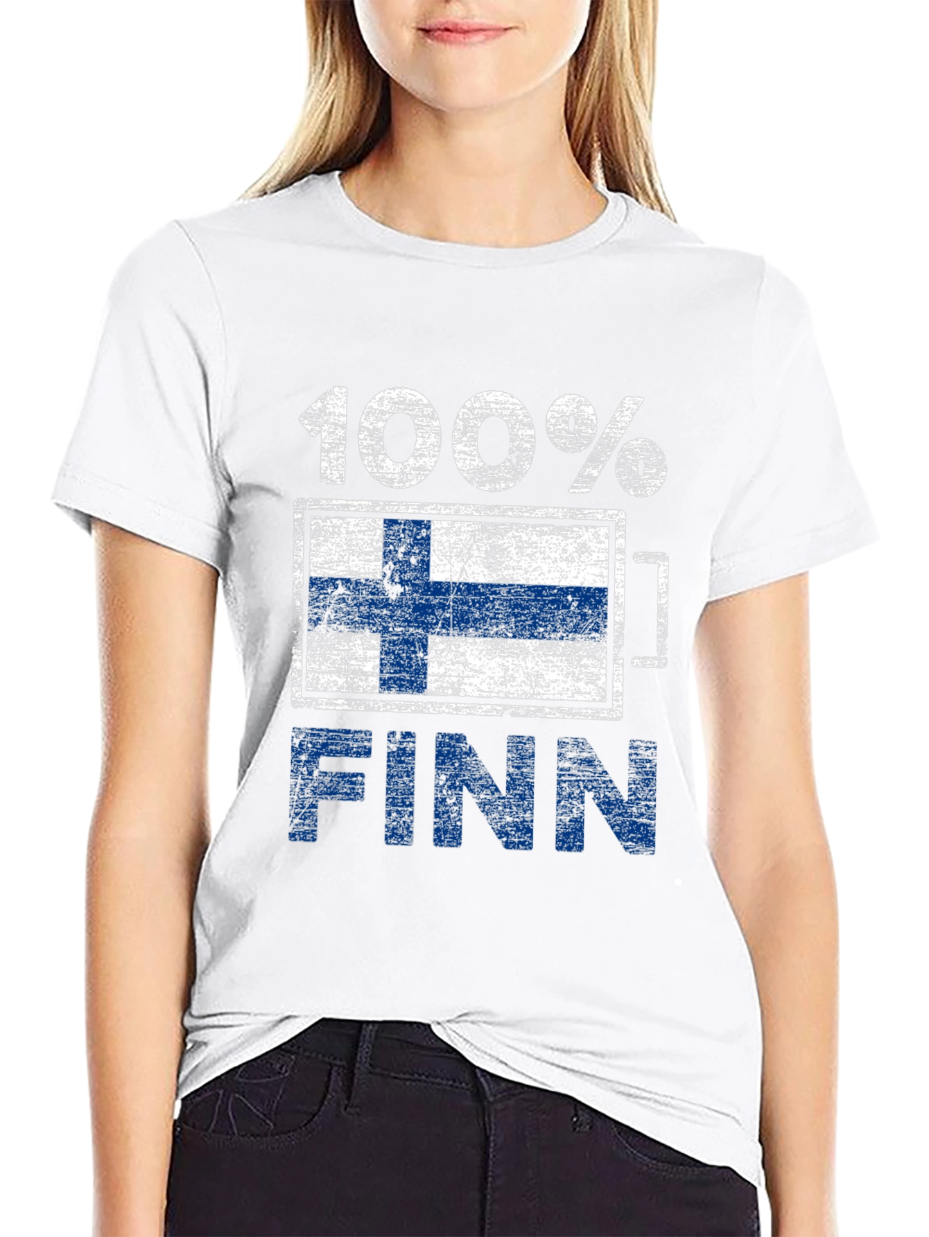 100% Finn T-Shirt Finland Flag