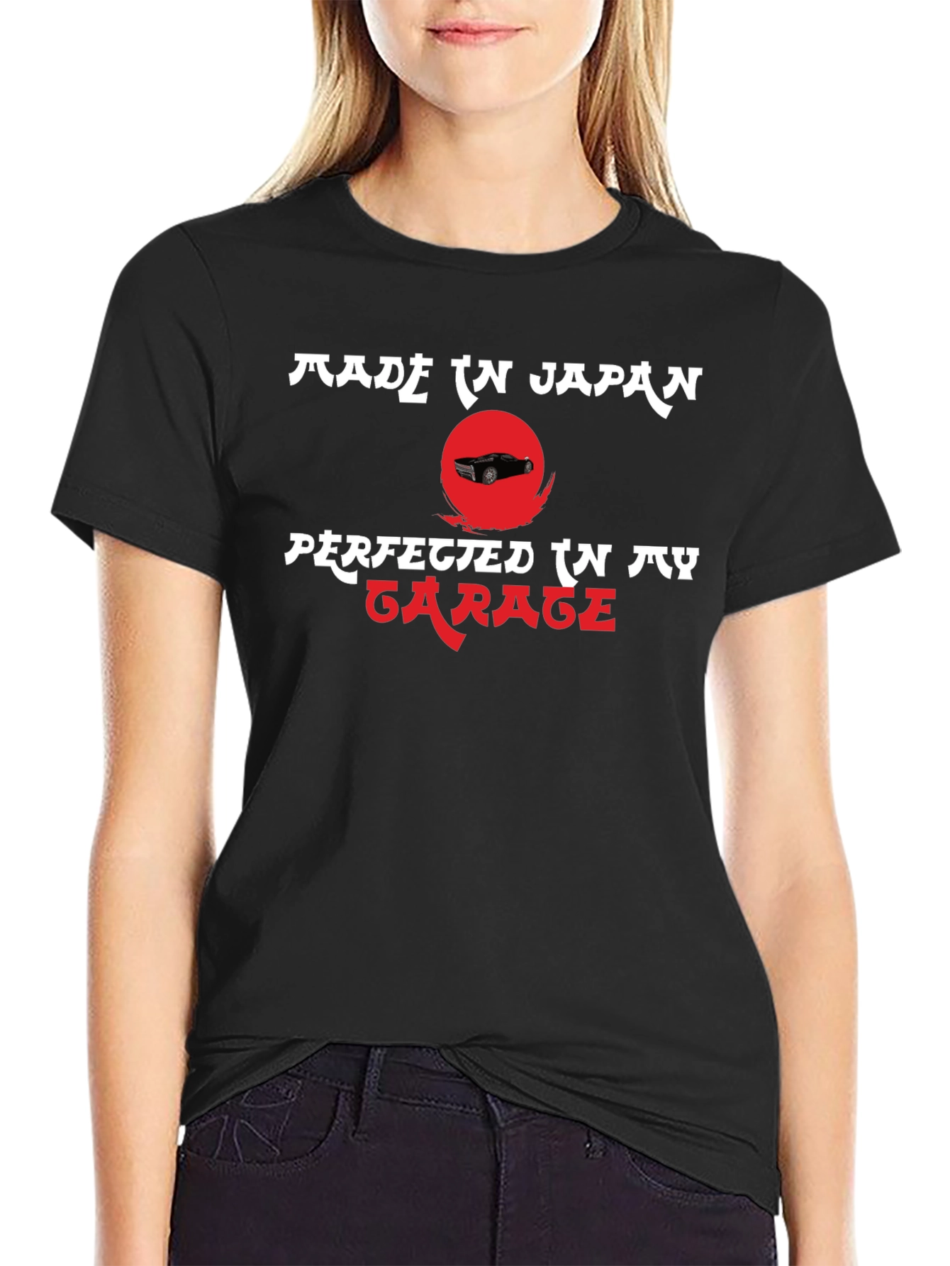 Made in Japan Perfected in My Garage Tee