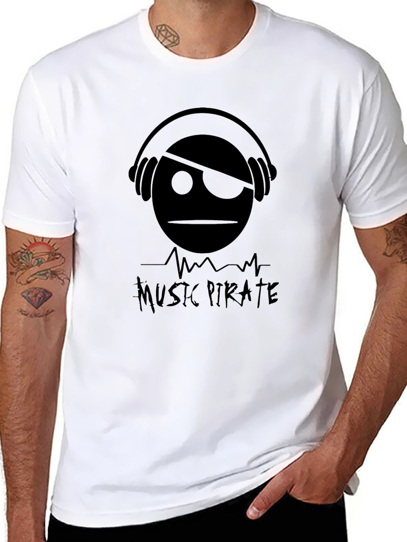 Music Pirate T-Shirt - Graphic Tee