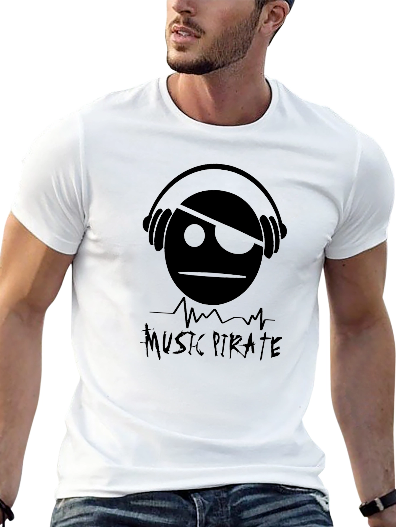 Music Pirate T-Shirt - Graphic Tee