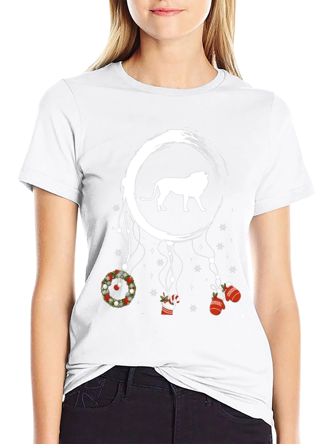 Lion Dreamcatcher Christmas T-Shirt