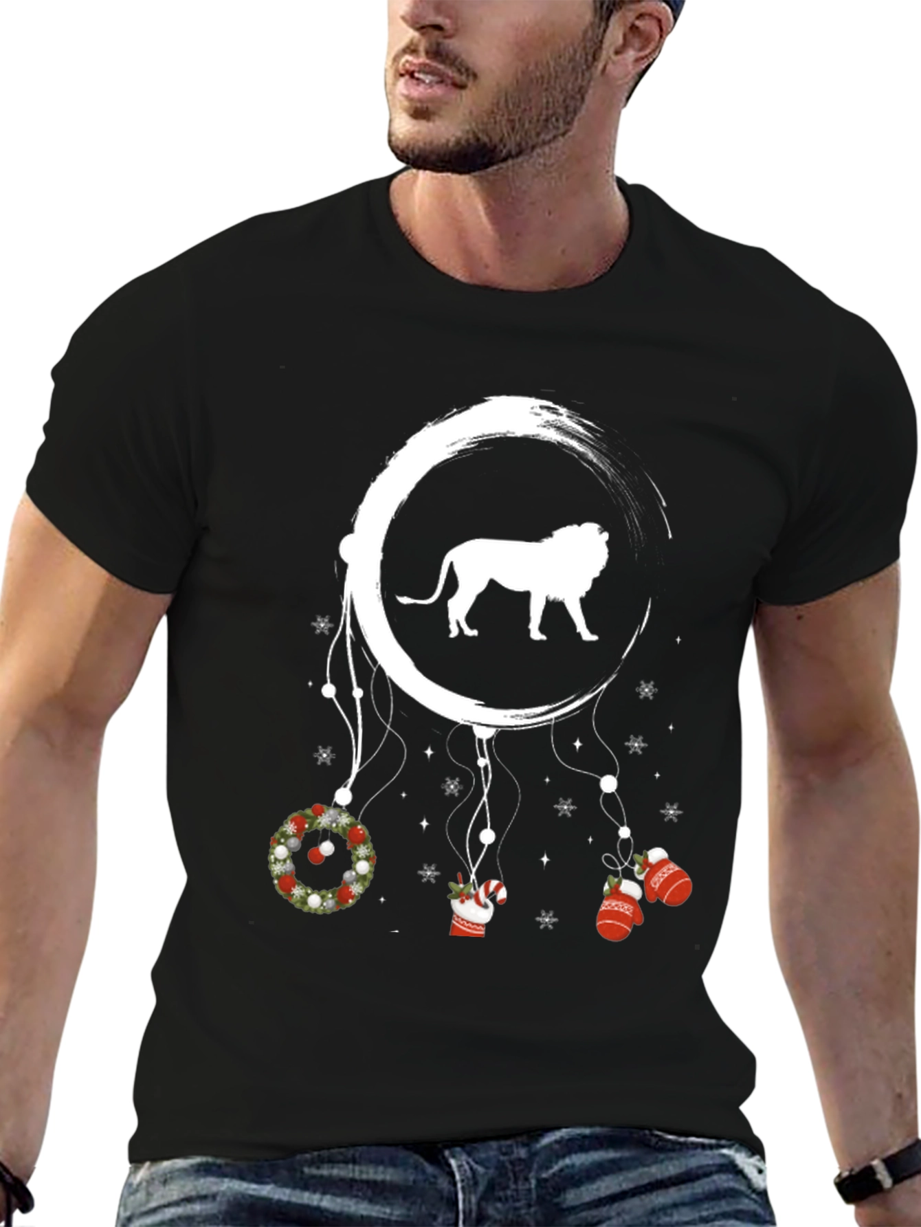 Lion Dreamcatcher Christmas T-Shirt