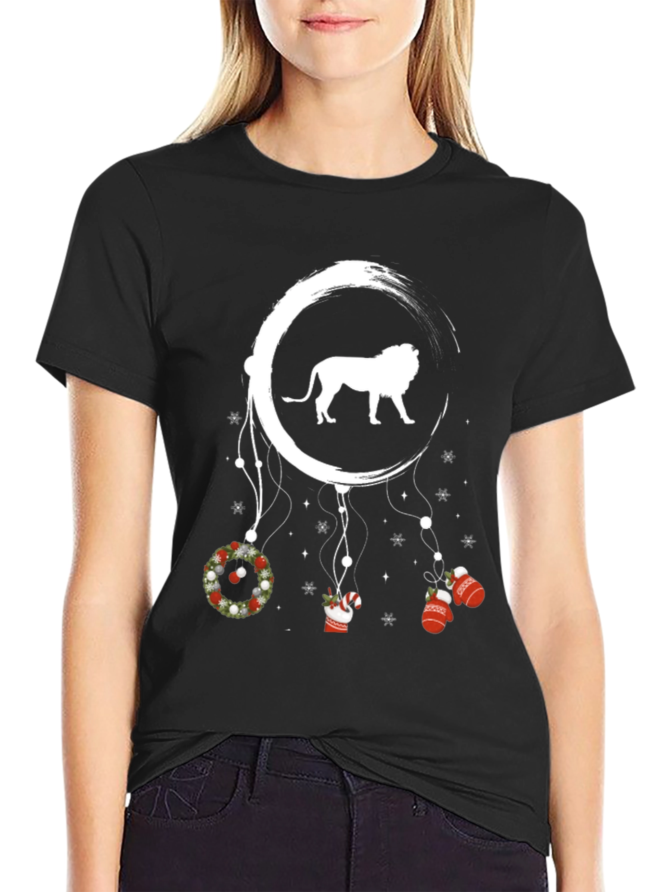 Lion Dreamcatcher Christmas T-Shirt
