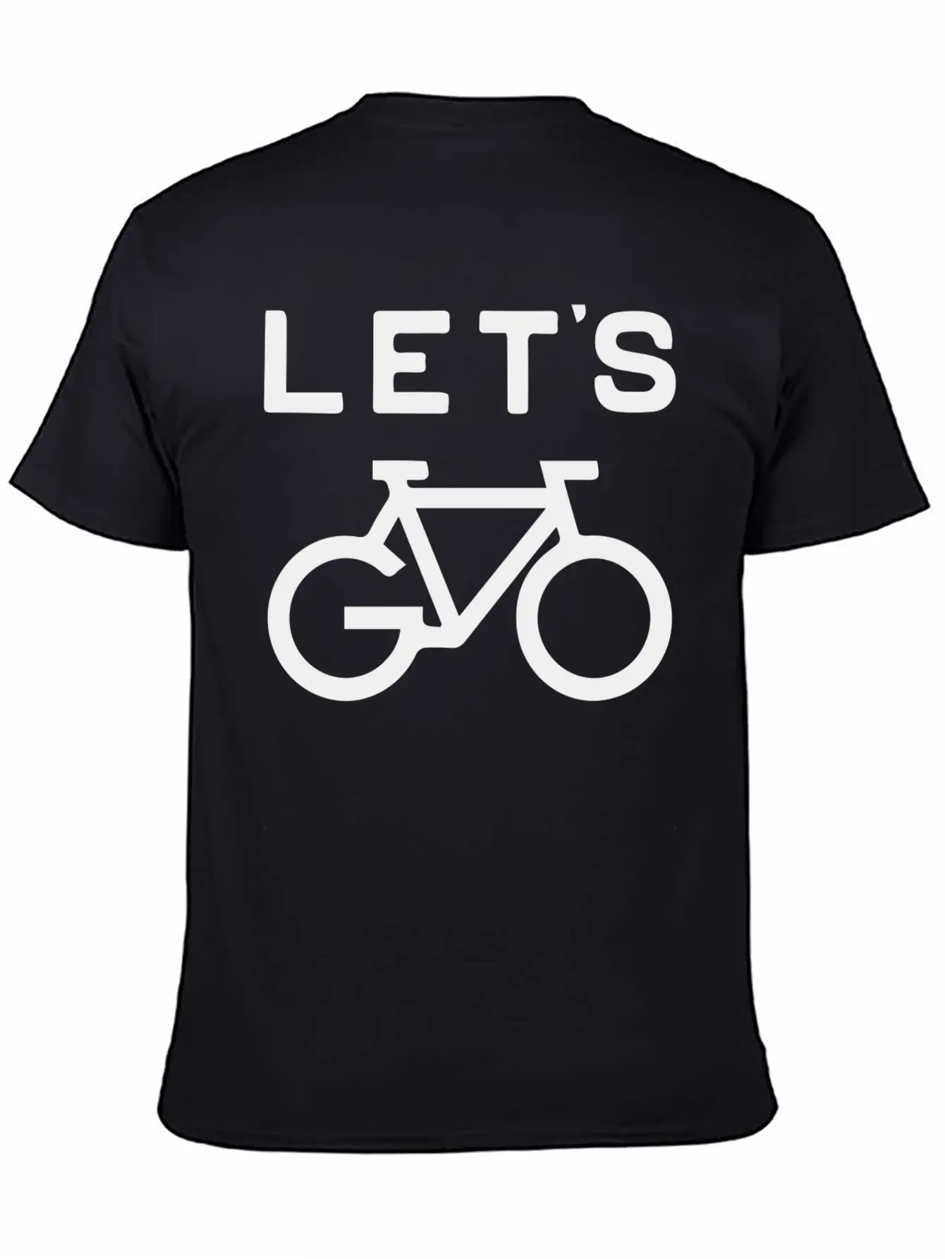 'Let's Cycle - Minimalist Design Essential Cotton Tee For Daily Outfits – Unisex Style