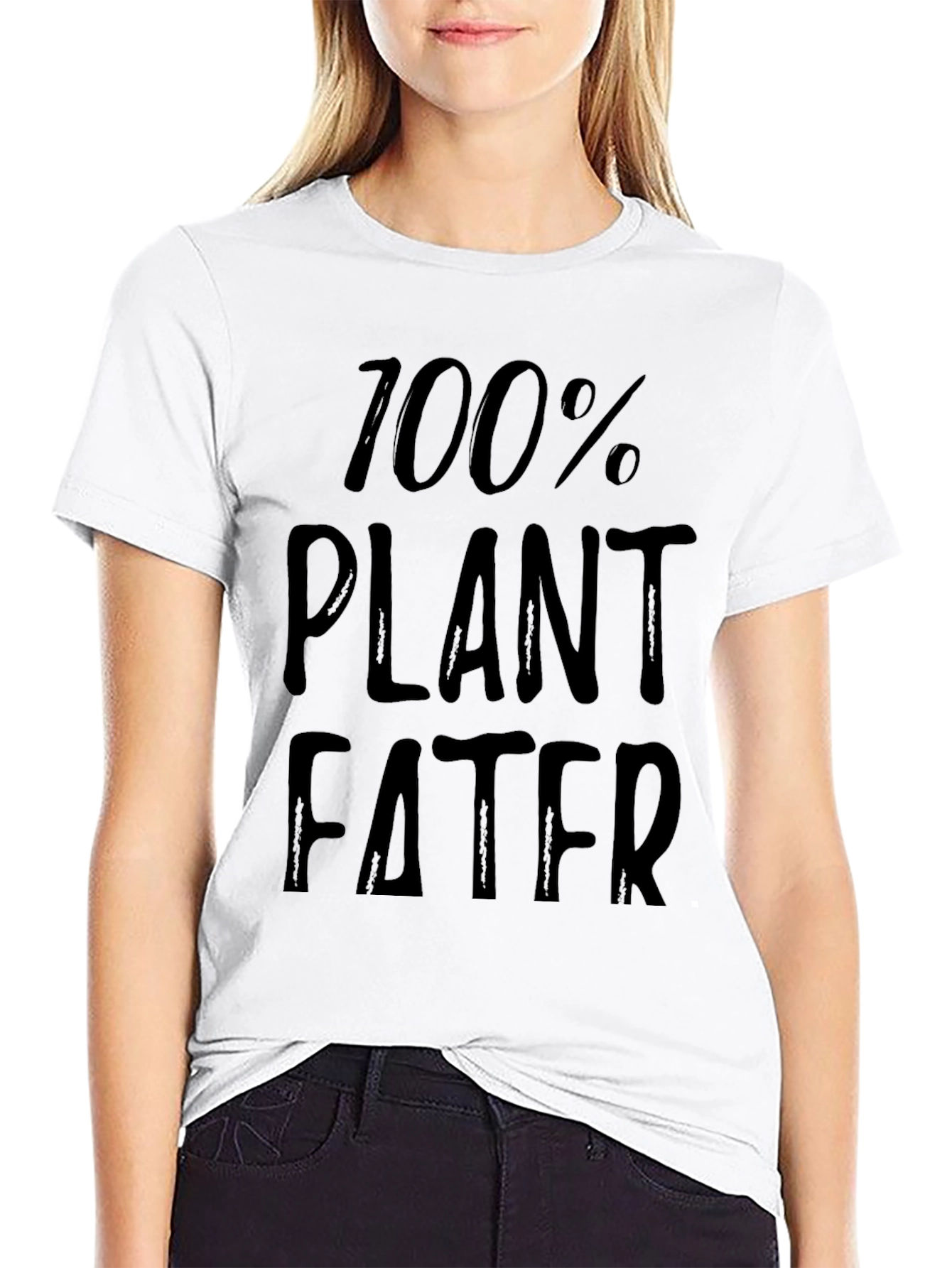 100% Plant Eater T-Shirt - Vegan Lifestyle Tee