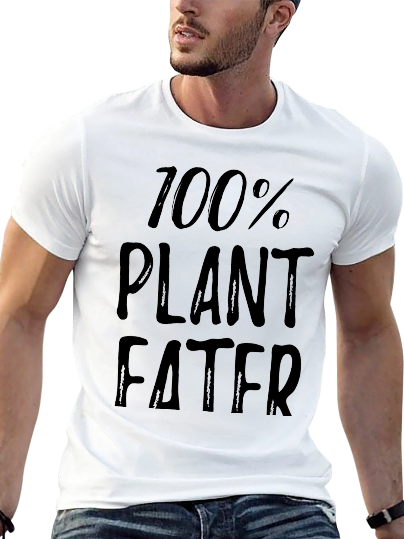 100% Plant Eater T-Shirt - Vegan Lifestyle Tee
