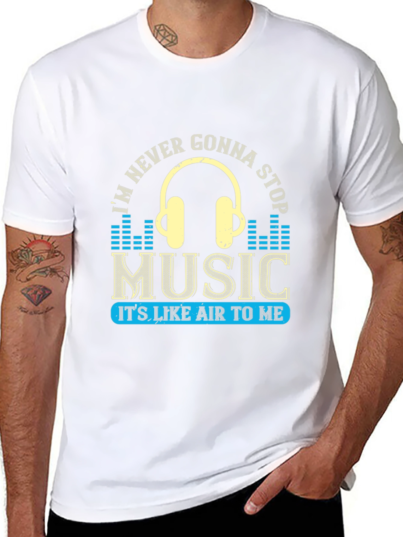 Music Lover T-Shirt: Im Never Gonna Stop