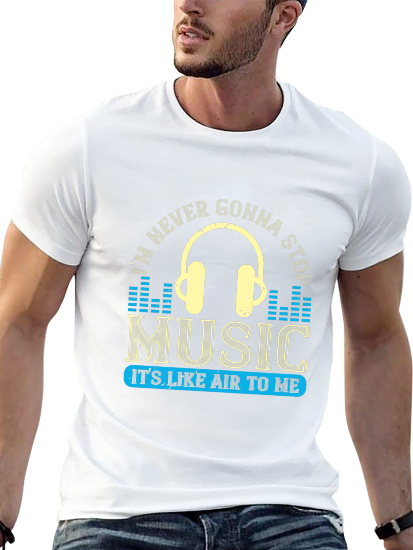 Music Lover T-Shirt: Im Never Gonna Stop