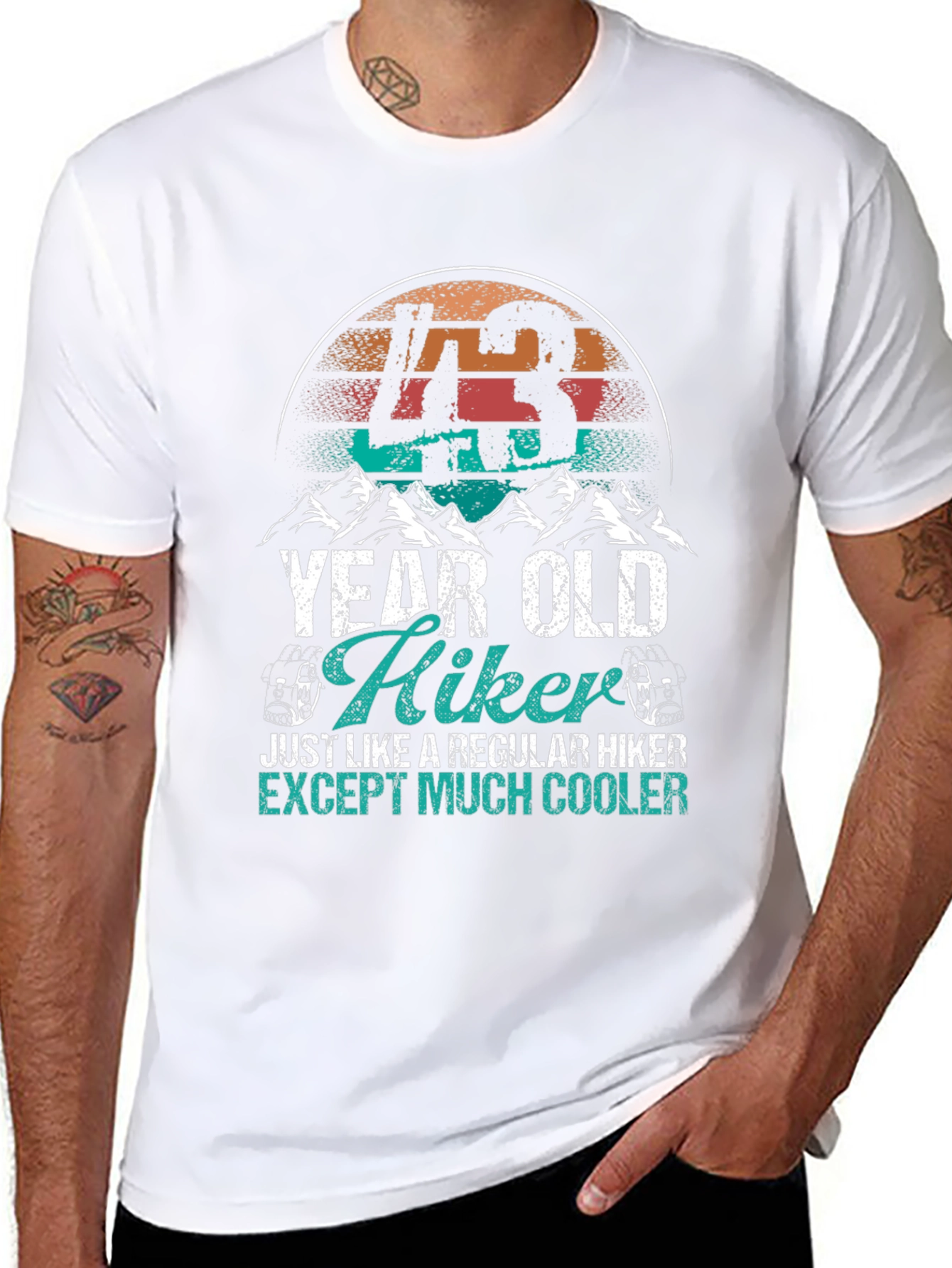 43 Year Old Hiker T-Shirt