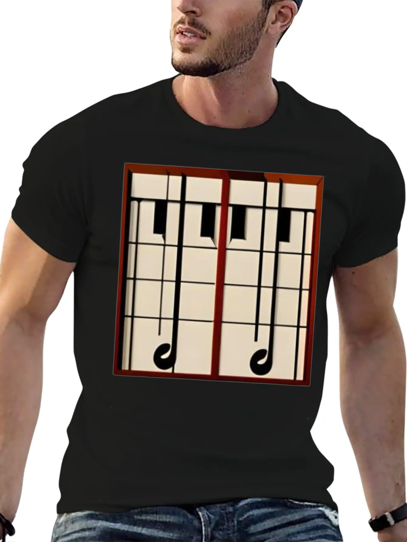 Music Classic Crew Neck Graphic Tee – Everyday Minimal Look