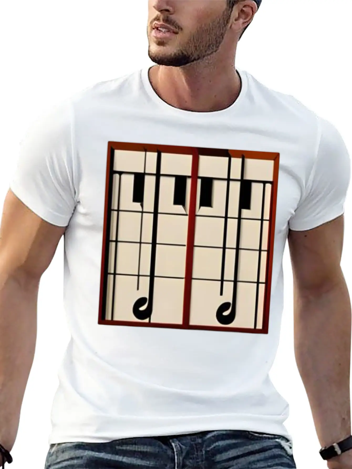 Music Classic Crew Neck Graphic Tee – Everyday Minimal Look