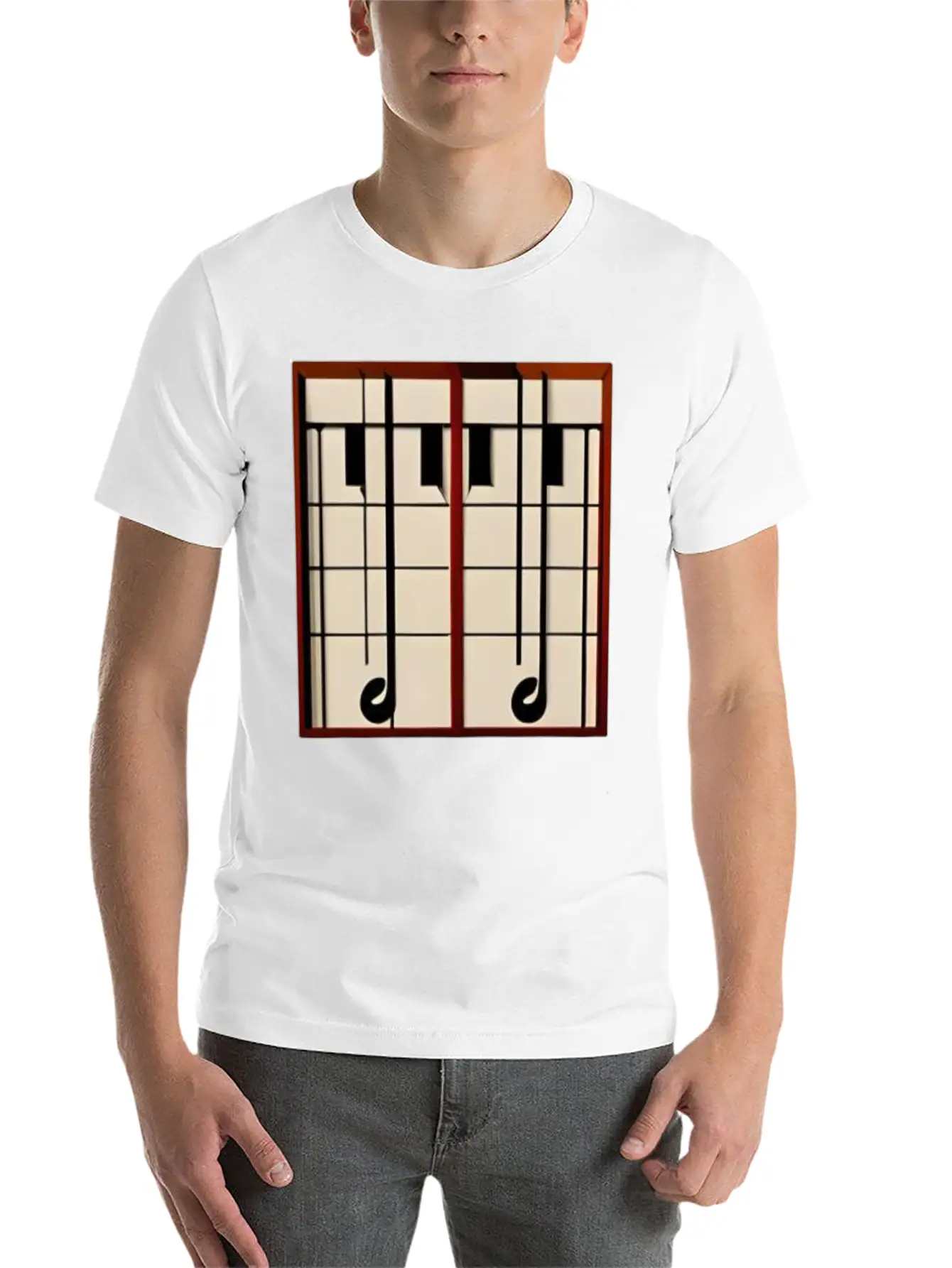 Music Classic Crew Neck Graphic Tee – Everyday Minimal Look