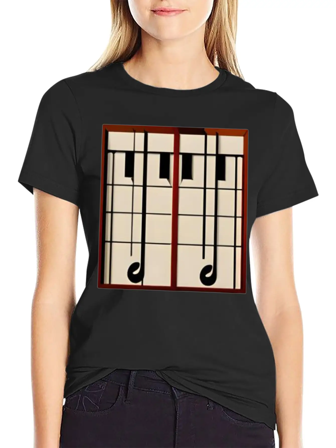 Music Classic Crew Neck Graphic Tee – Everyday Minimal Look