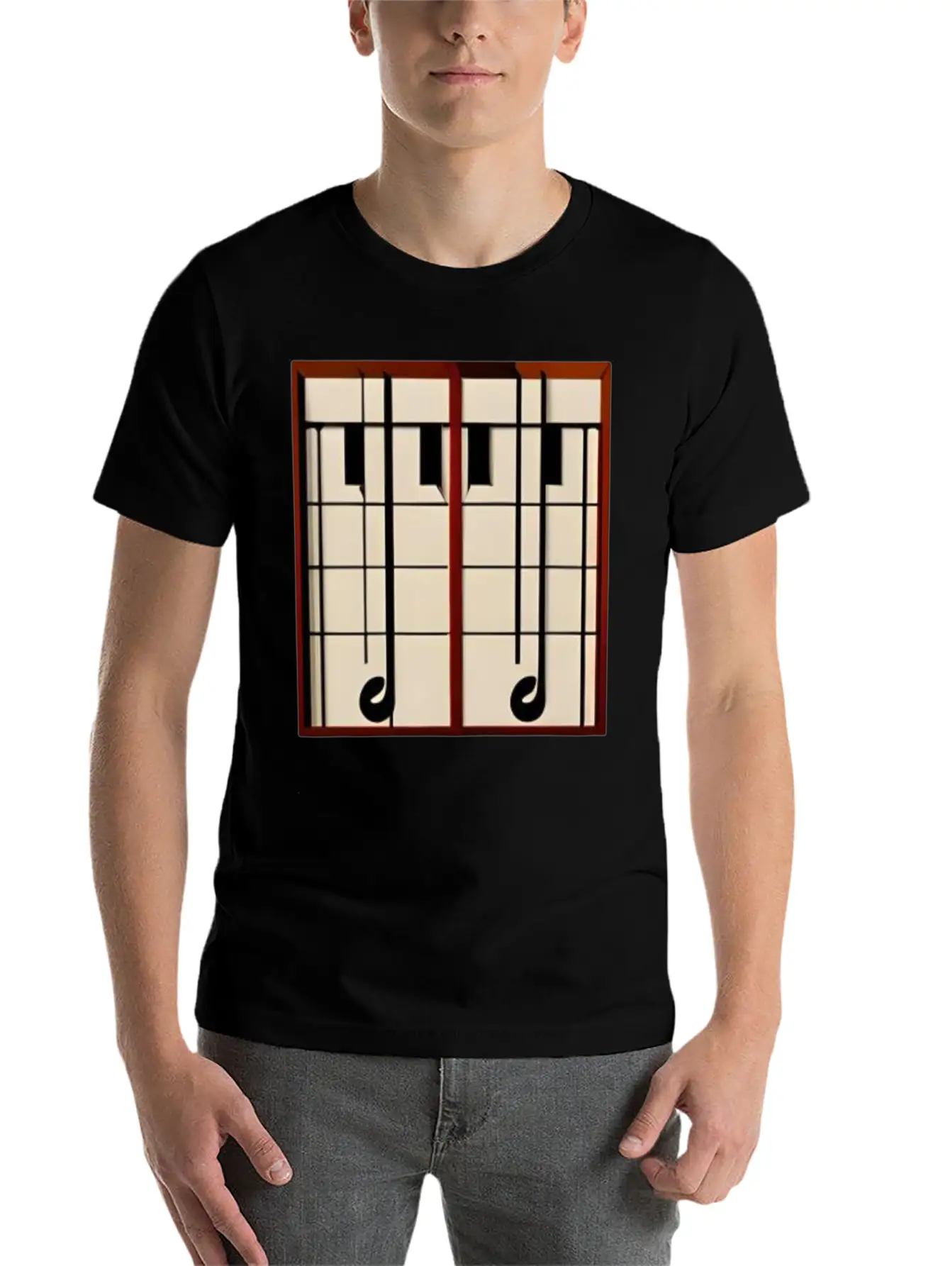 Music Classic Crew Neck Graphic Tee – Everyday Minimal Look