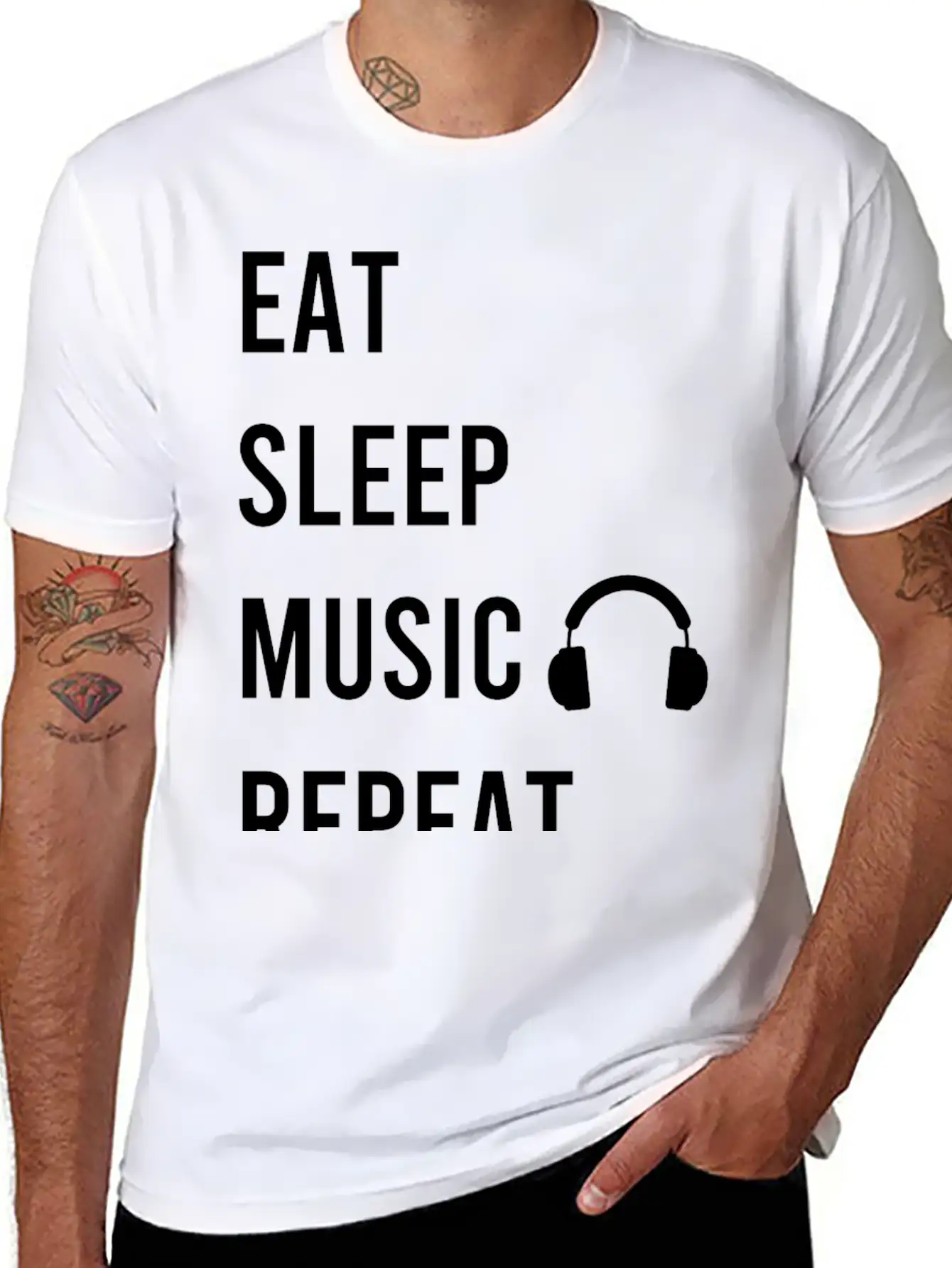 Music Cycle Essential Cotton Tee For Daily Outfits – Unisex Style