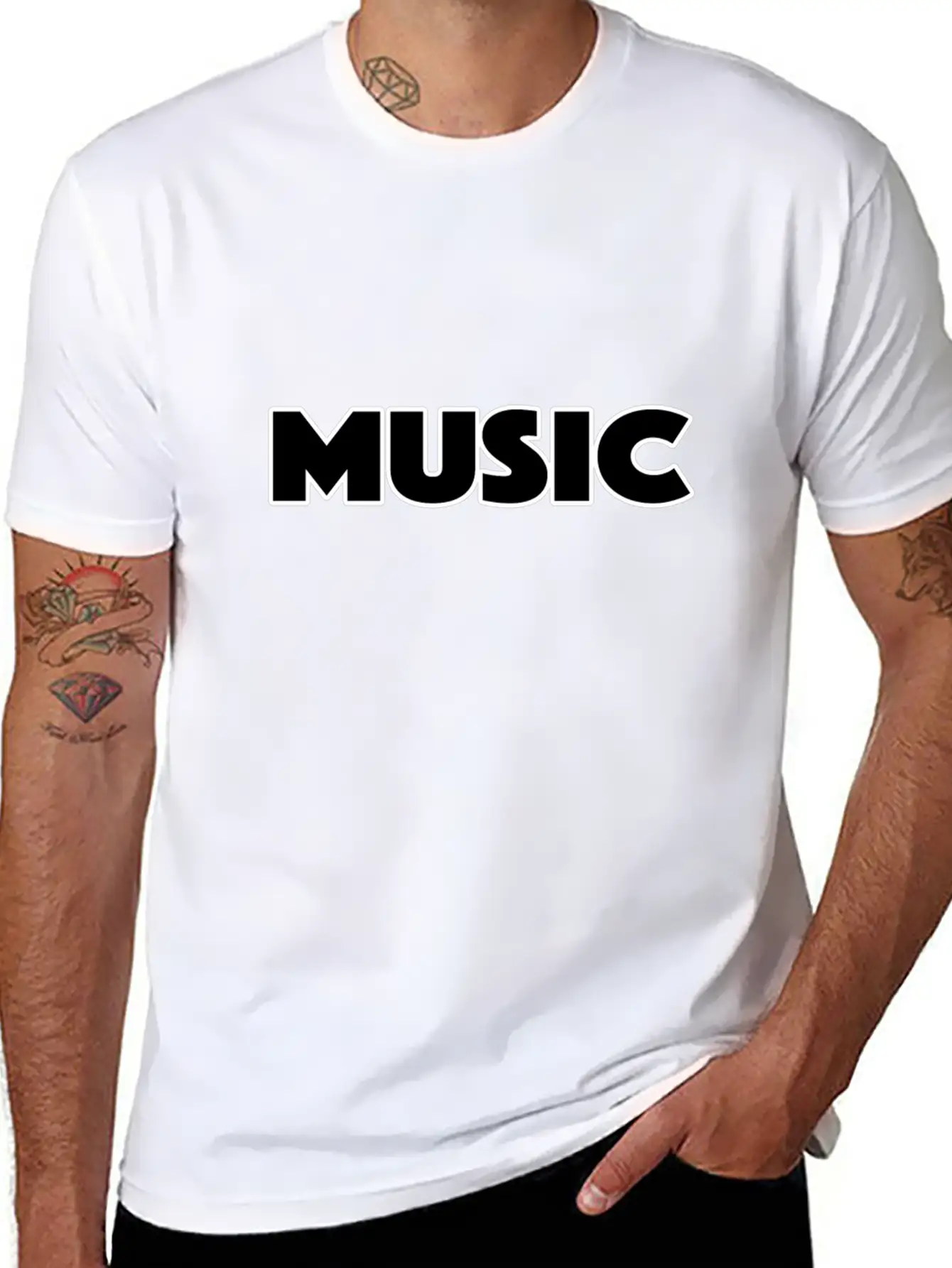 Music Essential Cotton Tee For Daily Outfits – Unisex Style