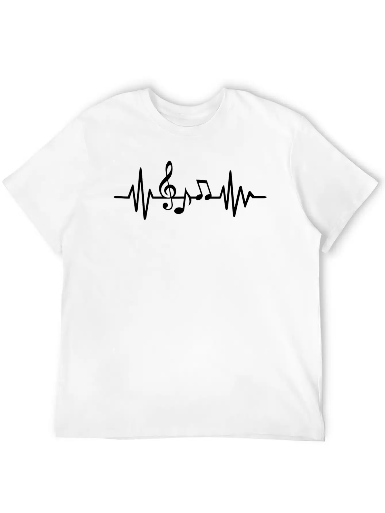 Music Frequency Essential Cotton Tee For Daily Outfits – Unisex Style