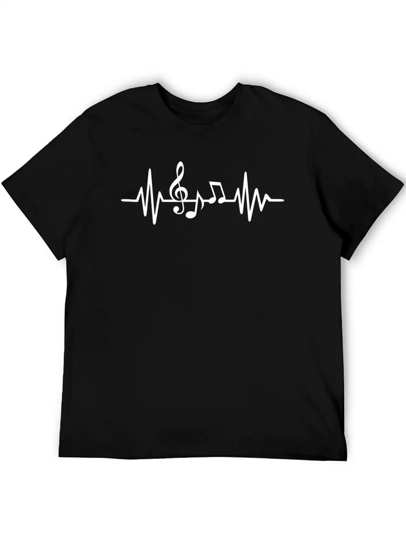 Music Frequency Essential Cotton Tee For Daily Outfits – Unisex Style